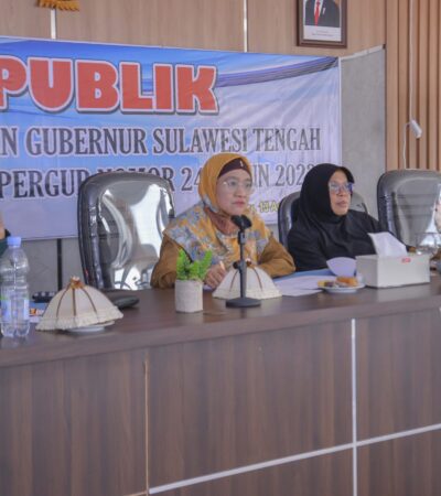 Uji Publik Rapergub Sulteng: Penyesuaian Kebijakan dalam Pendegalasian Kewenangan dan Proses Perizinan