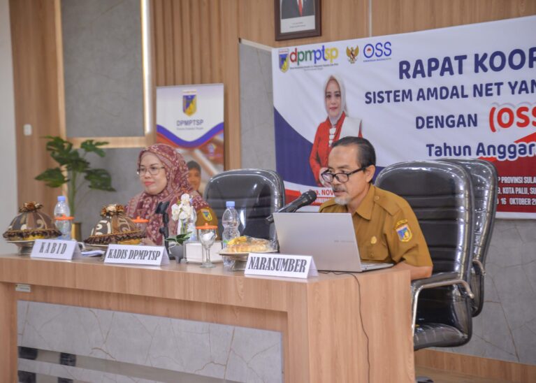 Mempermudah Perizinan Berusaha Terkait Persetujuan Lingkungan. DPMPTSP Laksanakan Rakor Amdal Net yang terintegrasi dengan Sistem OSS RBA.