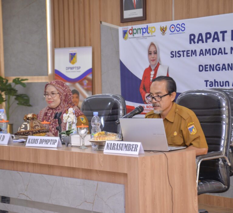 Mempermudah Perizinan Berusaha Terkait Persetujuan Lingkungan. DPMPTSP Laksanakan Rakor Amdal Net yang terintegrasi dengan Sistem OSS RBA.